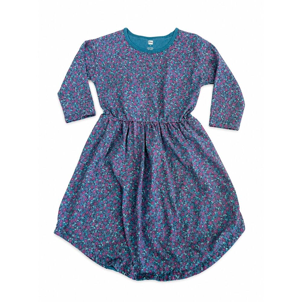 Tea Collection Girls' Long Sleeve Midi Dress - Size 6